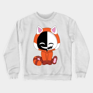 creepypasta red panda (kagekao) Crewneck Sweatshirt